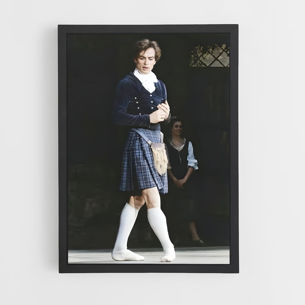 Poster Kilted Elegance – affiche Danse (vue 2)